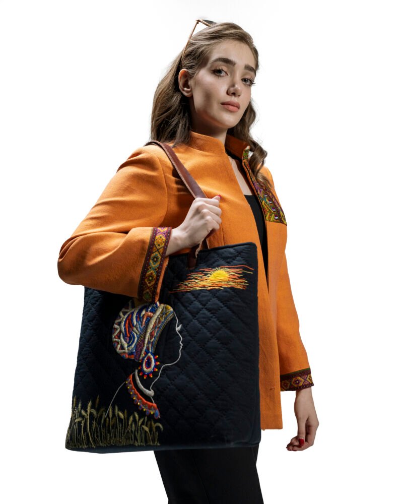 Sunset with African Girl Bag - Image 2