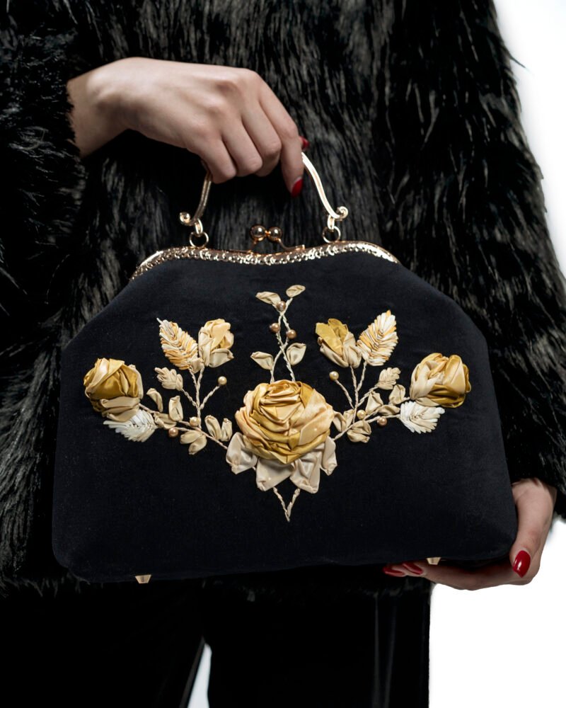 Ribbon Flower Bag - Image 3