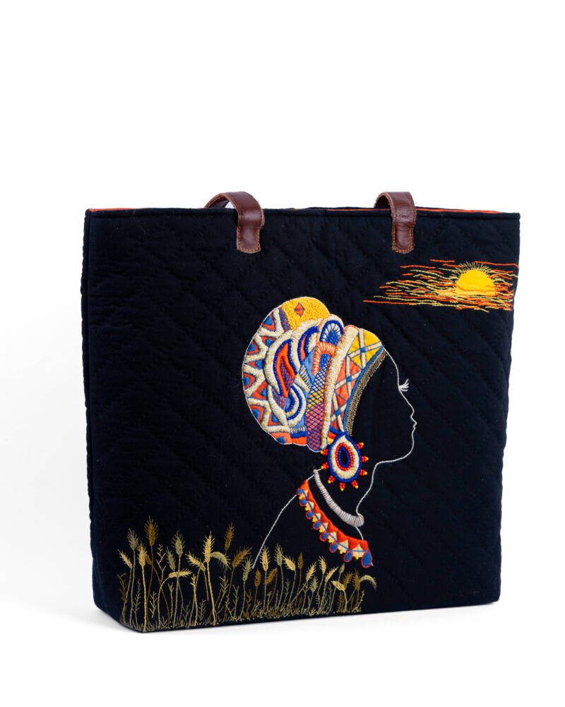 Sunset with African Girl Bag - Image 4